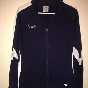 Fitted “Coach” Zip Up